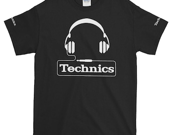 Wear Technics - Classic Headphones camiseta negra