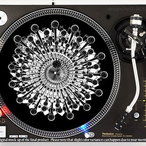 DJ Industries - ジオメトリスプレー - DJ スリップマット LP レコードプレーヤー ターンテーブル