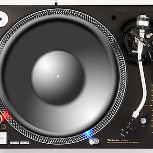 DJ Industries - Subwoofer - DJ slipmat