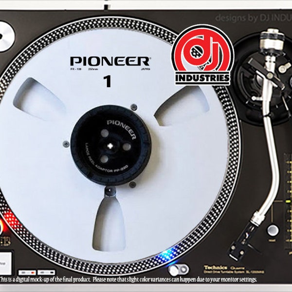 DJ Industries - Pioneer Reel to Reel #1 - DJ slipmat LP record player turntable