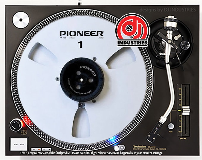 DJ Industries - Pioneer Reel to Reel #1 - DJ slipmat LP record player turntable