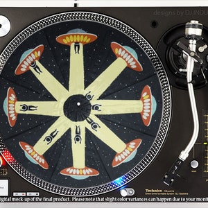 DJ Industries - UFO Encounter Phenakistoscope - DJ slipmat