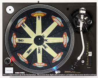 DJ Industries - UFO Encounter Phenakistoscope - DJ slipmat