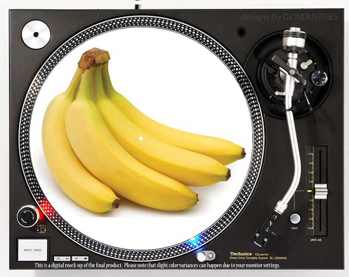 DJ Industries - Banana Spin - DJ slipmat LP record player turntable