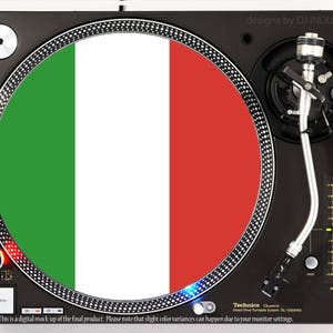 DJ Industries - Italy Flag - DJ slipmat