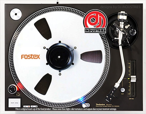 DJ Industries Fostex Reel to Reel DJ Slipmat LP Record Player