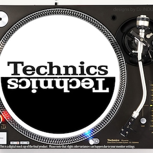 DJ Industries - Technics Mirror Classic - DJ スリップマット LP レコード プレーヤー ターンテーブル