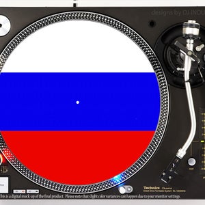 DJ-Industrie - Russland Flagge - DJ-slipmat