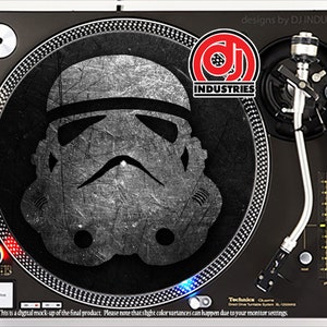 DJ Industries - Stormtrooper Grunge - DJ slipmat LP record player turntable