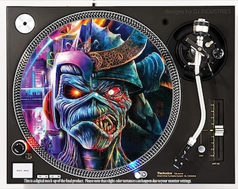 Iron Maiden Senjutsu Slipmat Set Black And Gold Iron Maiden