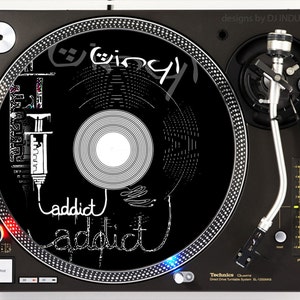 DJ Industries - Vinyl Addict - DJ slipmat