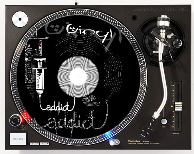 DJ Industries - Vinyl Addict - DJ slipmat