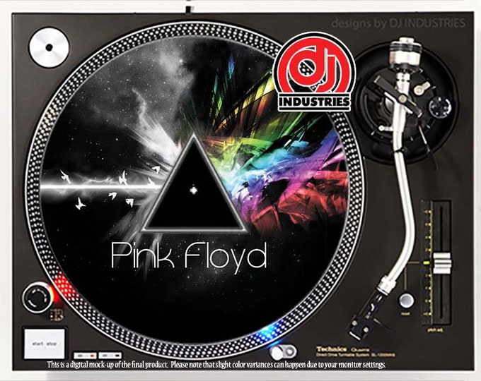 DJ Industries - Pink Floyd Dark Side Of The Moon #2 - DJ slipmat LP record player turntable
