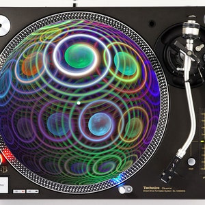 DJ Industries - コイル状 - DJ スリップマット LP レコード プレーヤー ターンテーブル