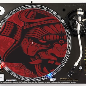 DJ Industries - Samurai Demon - DJ slipmat