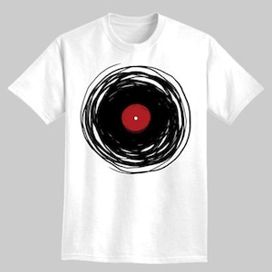 DJ Industries - Scribbled Record - t-shirt