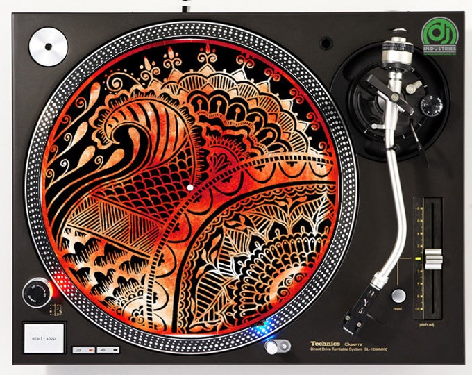 DJ Industries - Abstract Dreams - DJ slipmat LP record player turntable