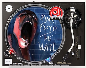 DJ Industries - Pink Floyd The Wall #2 - DJ slipmat LP record player turntable