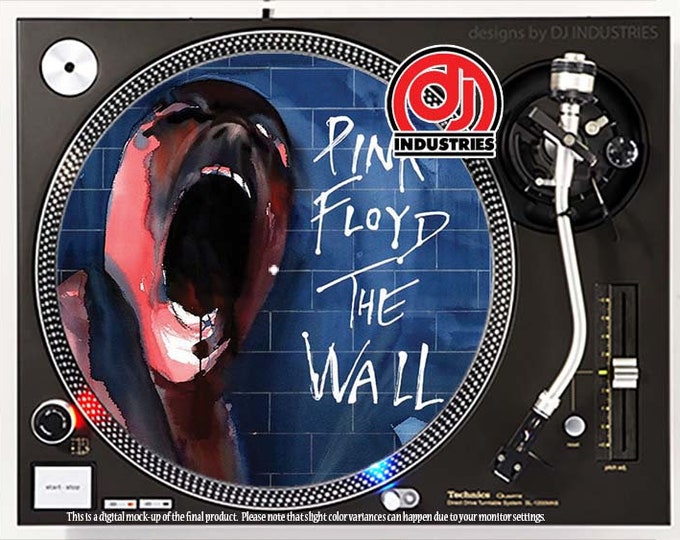 DJ Industries - Pink Floyd The Wall #2 - DJ slipmat LP record player turntable