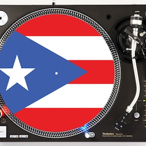 DJ Industries - Puerto Rico Flag - DJ slipmat