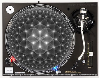 DJ Industries - Tungsten Mandala - DJ slipmat LP record player turntable