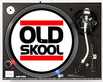 DJ Industries - Old Skool - DJ slipmat LP tocadiscos de grabación
