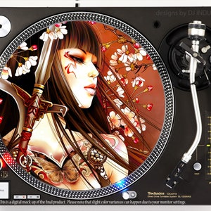 DJ Industries - Warrior Princess - DJ slipmat