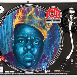 DJ Industries - B.I.G. Biggie - DJ slipmat LP record player turntable