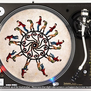 DJ Industries - Leap Frog Phenakistoscope - DJ slipmat