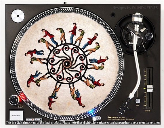 DJ Industries - Leap Frog Phenakistoscope - DJ Slipmat - Etsy