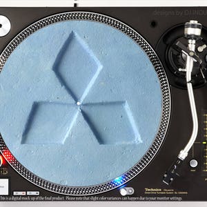 DJ Industries - Mitsubishi MDMA - DJ slipmat