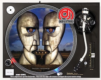 DJ Industries - Pink Floyd The Division Bell - DJ slipmat LP record player turntable
