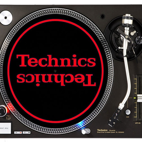 DJ Industries - Technics Mirror Red - DJ slipmat