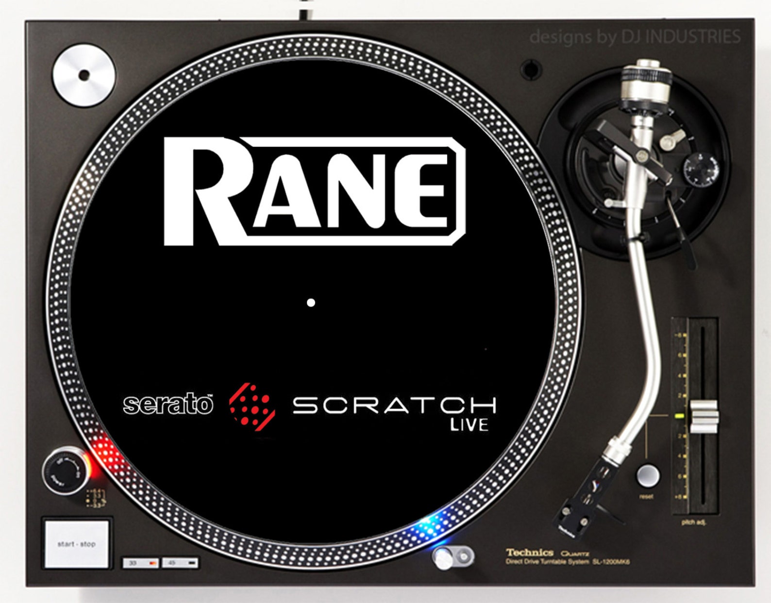 Rane Serato DJ slipmat Etsy