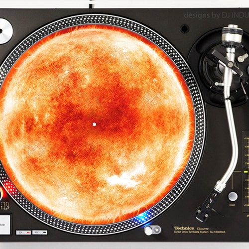 DJ Industries Full Moon DJ Slipmat Etsy