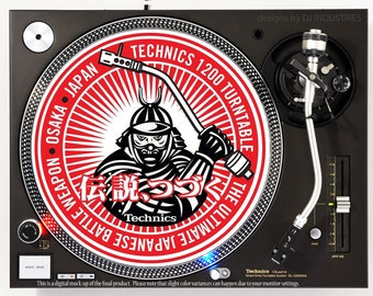 Technics Battle Samurai - DJ slipmat LP record player turntable