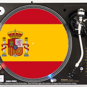 DJ Industries - Spain Flag - DJ slipmat
