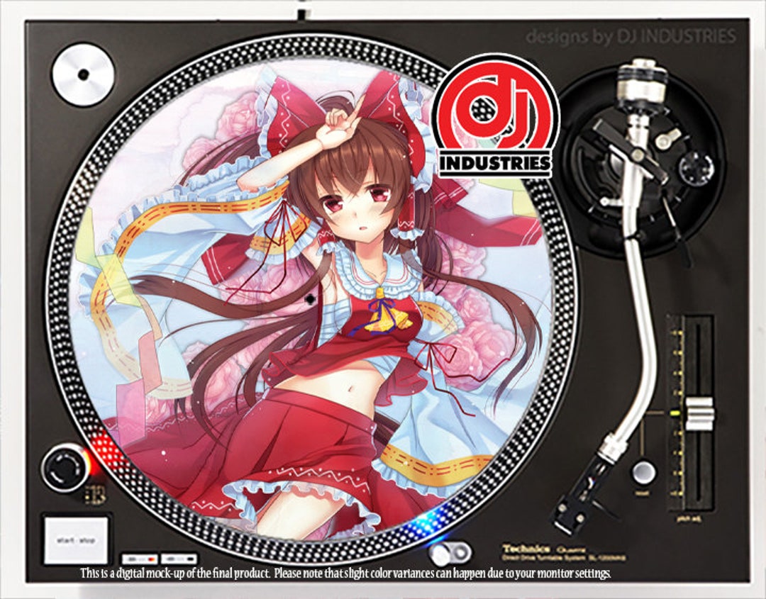 DJ Industries - アニメヘッドホンガール レミ - DJスリップマット LP