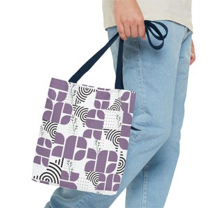 Schicke geometrische Einkaufstasche, trendige Strandtasche, umweltfreundliche Einkaufstasche, moderne Kunstwerk Carryall, stilvolle Reisetasche, einzigartiges Geschenk für Sie und Ihn