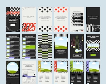 Spotify Wrapped 2025 Template | Instagram TikTok End of Recap for Small Business and Creative People