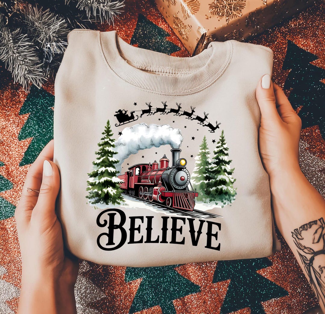 Believe North Pole Train PNG, Christmas Train to North Pole, Christmas ...