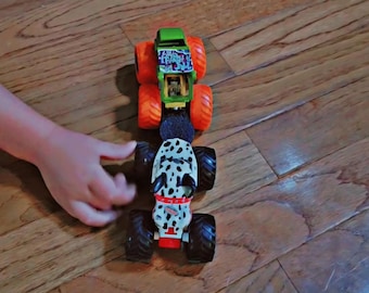 Universal Monster Truck Train Connectors 4 pack- Monster Jam & Hot Wheels Compatible