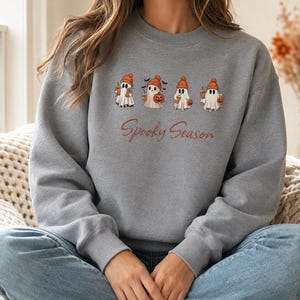 Ghost Sweatshirt | Spooky Season | Halloween Pullover | Halloween Geschenk