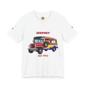 Jeepney Philippines Graphic Tee: Travel Gift Shirt