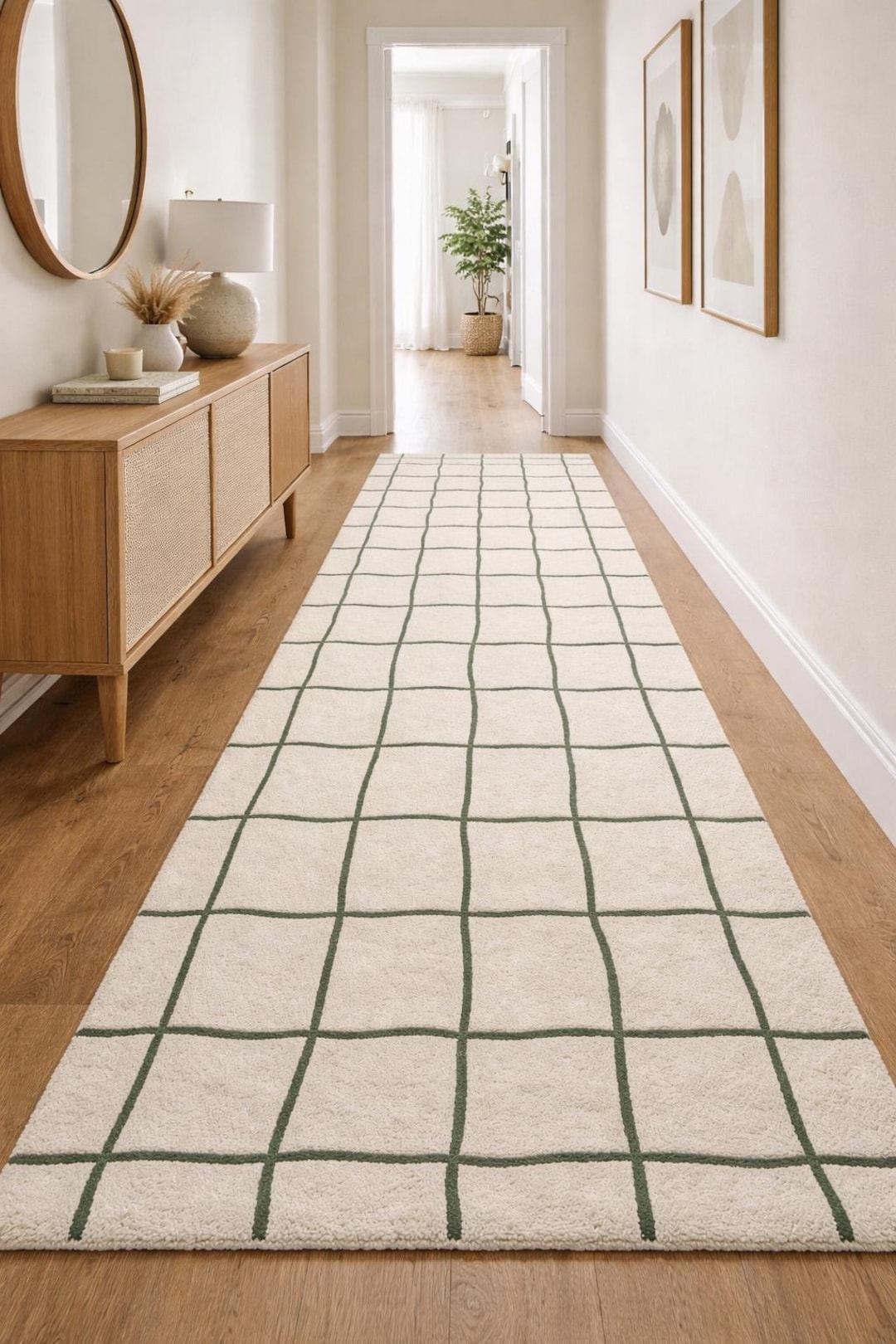 Handmade Tufted Grid Rug – Modern Minimalist Decor - Etsy