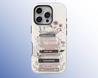 Bookish Phone Case, Bookshelf Phone Cover, Book Lover Phone Cases, iPhone 17 16 15 14 13 12 11 Pro Max, Samsung S25 S24 S23 S22, Unique Gift
