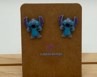 Stitch Stud Earrings