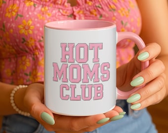 Taza de café Hot Moms Club, regalo para mamá, regalo para el Día de la Madre