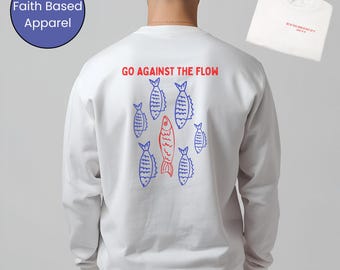 Scriptural Crewneck, Christian Sweatshirt, Faith Based Apparel, Bible Verse Sweater, Religious Shirt, Gift for Christians, religious tshirt