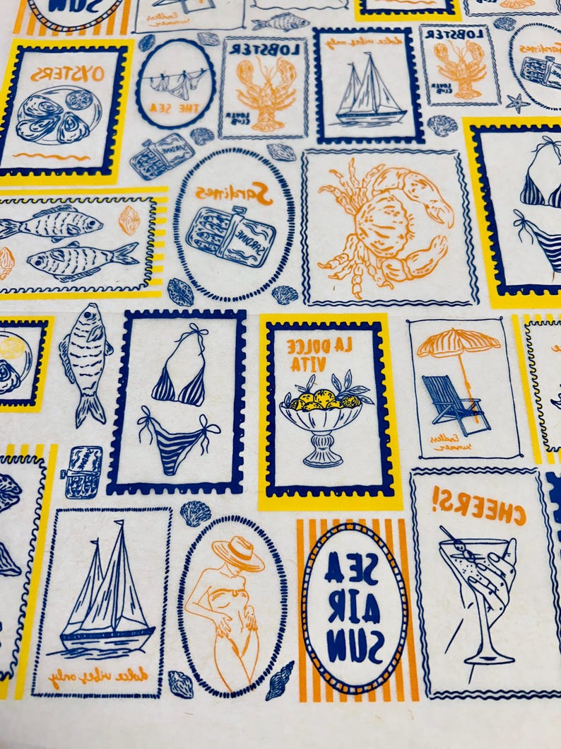 Italian Summer - Underglaze Transfer Sheet image 12
